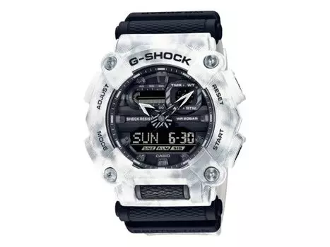 Мужские часы CASIO G-SHOCK GA-900GC-7AJF GRUNGE SNOW CAMOUFLAGE ограниченной серии
