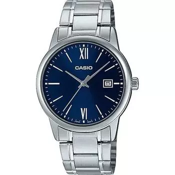 Мужские часы Casio с металлическим ремешком MTP-V002D-2B3U
