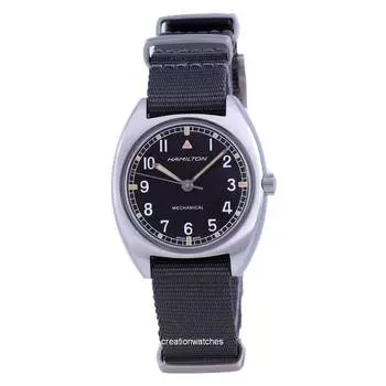Мужские часы Hamilton Хаки Aviation Pilot Pioneer Mechanical H76419931 100M чёрный