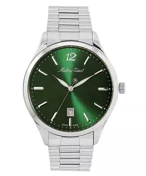 Мужские часы Mathey-Tissot Urban Metal Green Dial Quartz H411MAV зелёный
