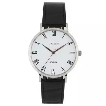 Мужские часы Orient с кожаным ремешком OT5706WH