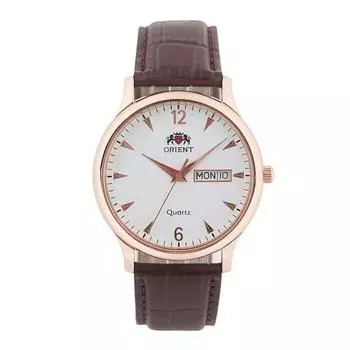 Мужские часы Orient с кожаным ремешком OT7709ME