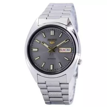 Мужские часы Seiko 5 Automatic SNXS75 SNXS75K1 SNXS75K серый