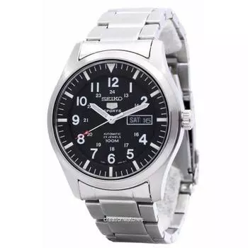Мужские часы Seiko 5 Sports Automatic SNZG13 SNZG13K1 SNZG13K чёрный
