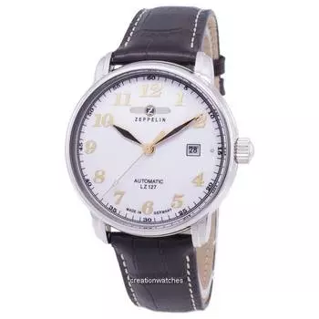 Мужские часы Zeppelin Series LZ127 Graf Germany Made 7656-1 76561 белый