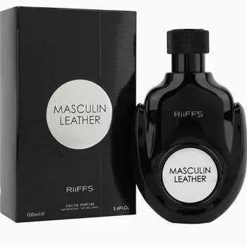 Мужские духи Masculin Leather Imported Long Lasting 100 мл, цитрусовые, дымчатые и кожаные, успокаивающий аромат 100