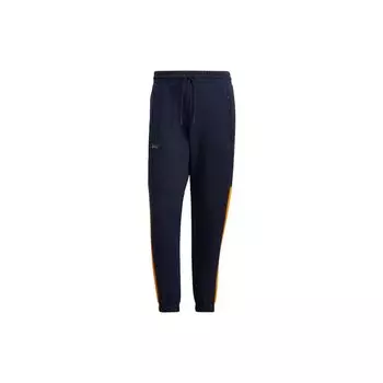 Мужские джоггеры в полоску с принтом и карманами на молнии Adidas, синие HE7463 S