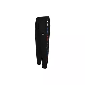 Мужские флисовые спортивные штаны Jordan Paris Saint-Germain с логотипом, черные BQ8349-011 S