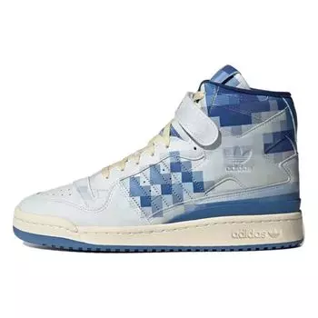 Мужские кроссовки adidas Forum 84 High Closer Look White Off-White Trace-Royal ID7440 37