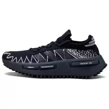 Мужские кроссовки adidas Neighborhood x NMD_S1 Black Core — Black Bone Cloud — White ID4854 42
