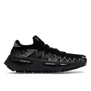 Мужские кроссовки adidas Neighborhood x NMD_S1 Black Core — Black Bone Cloud — White ID4854 41