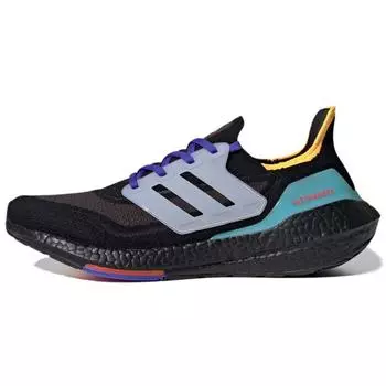 Мужские кроссовки adidas UltraBoost 21 Black Pulse Aqua Core-Black Cloud-White S23870 40