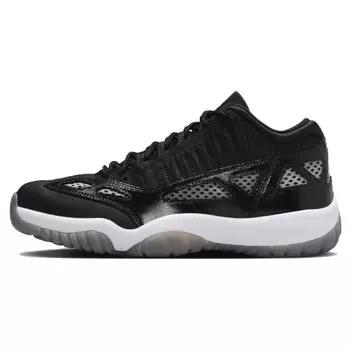 Мужские кроссовки Air Jordan 11 Retro Low IE Черно-белые 919712-001