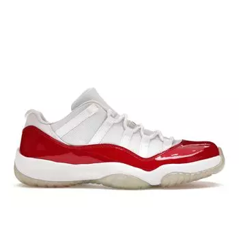 Мужские кроссовки Air Jordan 11 Retro Low Cherry 2016 White Varsity-Red 528895-102