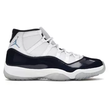 Мужские кроссовки Air Jordan 11 Retro Win Like 82 White Midnight-Navy-University-Blue 378037-123 45