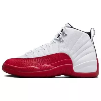 Кроссовки Air Jordan 12 Retro Cherry 2023 Unisex White Metallic-Silver Varsity-Red CT8013-116 43