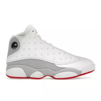Мужские кроссовки Air Jordan 13 Retro White Wolf Grey True-Red 414571-160 40