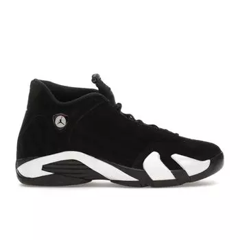 Мужские кроссовки Air Jordan 14 Retro Black White University-Red 487471-016 42