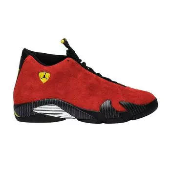 Мужские кроссовки Air Jordan 14 Retro Ferrari Red Challenge-Red Black 654459-670 44.5