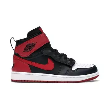 Мужские кроссовки Air Jordan 1 High FlyEase Black Toe Red Gym-Red White CQ3835-001