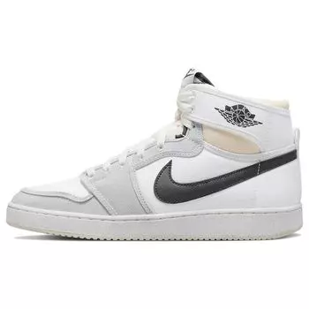Мужские кроссовки Air Jordan 1 KO High Grey Fog White Black Sail DO5047-100 42