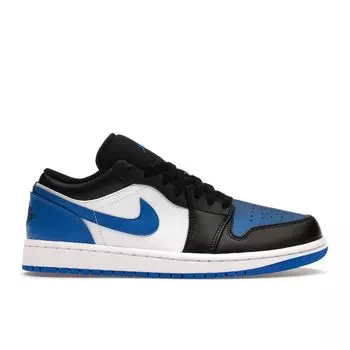 Мужские кроссовки Air Jordan 1 Low Alternate Royal Toe White Royal-Blue Black 553558-140 47.5