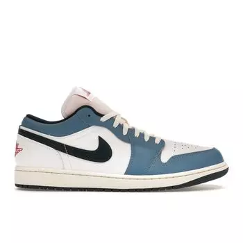Мужские кроссовки Air Jordan 1 Low SE Motion Pack Синий Белый Aegean-Storm HM3711-144 47.5