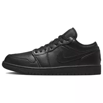 Мужские кроссовки Air Jordan 1 Low Triple Black 2022 553558-093 45.5