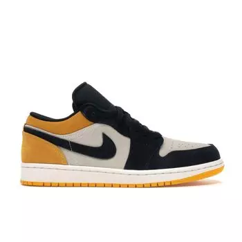 Мужские кроссовки Air Jordan 1 Low University Gold Sail Gym-Red-University-Gold-Black 553558-127