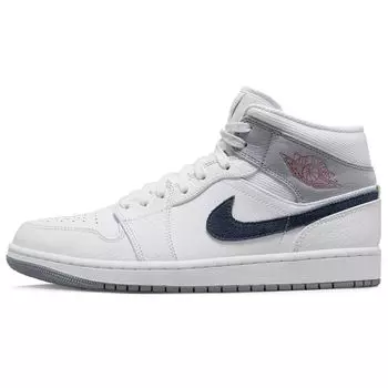 Мужские кроссовки Air Jordan 1 Mid Paris белые DR8038-100 45