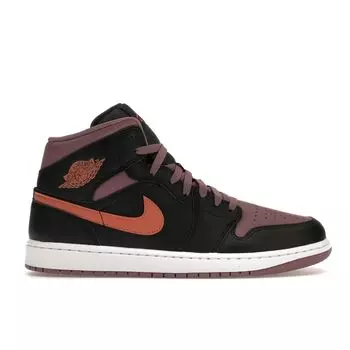 Мужские кроссовки Air Jordan 1 Mid SE Black Sky J Mauve Sky-J-Orange White FB9911-008 44.5