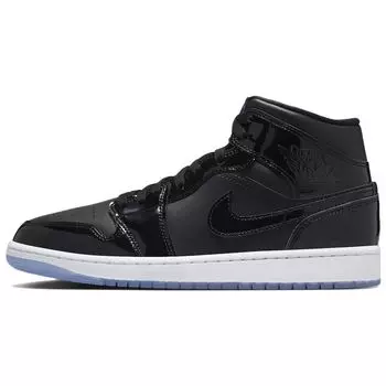 Мужские кроссовки Air Jordan 1 Mid SE Space Jam Black Dark-Concord White DV1308-004 43