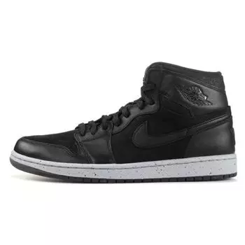 Мужские кроссовки Air Jordan 1 Retro High NYC 23NY Black Gym-Red-Wolf-Grey 715060-002