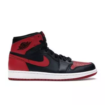 Мужские кроссовки Air Jordan 1 Retro High OG Bred 2013 Black Varsity-Red-White 555088-023