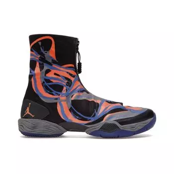 Мужские кроссовки Air Jordan 28 Bright Citrus Black Cool-Grey 555109-008
