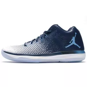 Мужские кроссовки Air Jordan 31 Low UNC Blue Navy University-Blue-Ice-Blue 897564-400