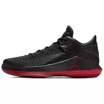 Мужские кроссовки Air Jordan 32 Low PF Last Shot черные Gym-Red-Tour-Yellow AH3347-003