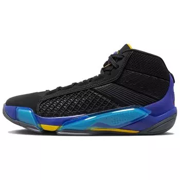 Мужские кроссовки Air Jordan 38 PF Aqua черные True-Red Bright-Concord DZ3355-001 40