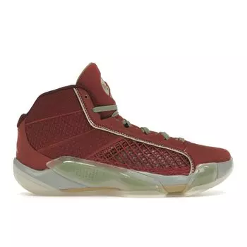 Мужские кроссовки Air Jordan 38 Year of the Dragon Red Cedar Metallic-Gold-Grain FQ8894-600 44.5