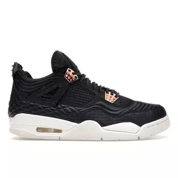 Мужские кроссовки Air Jordan 4 Retro Premium Obsidian Сине-Белые 819139-402