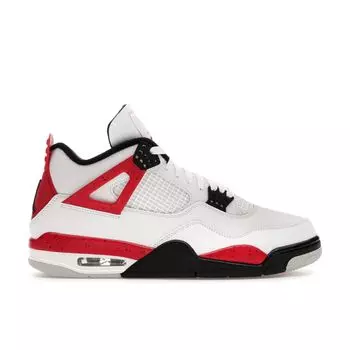 Мужские кроссовки Air Jordan 4 Retro Red Cement White Fire-Red Black DH6927-161 44.5