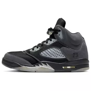 Мужские кроссовки Air Jordan 5 Retro Anthracite Black Wolf-Grey Clear DB0731-001 42.5