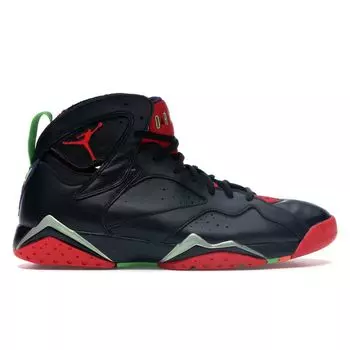 Мужские кроссовки Air Jordan 7 Retro Marvin the Martian Black University-Red-Poison-Green 304775-029