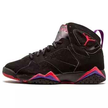 Мужские кроссовки Air Jordan 7 Retro Raptor 2002 Black Dark-Charcoal-True-Red 304775-006