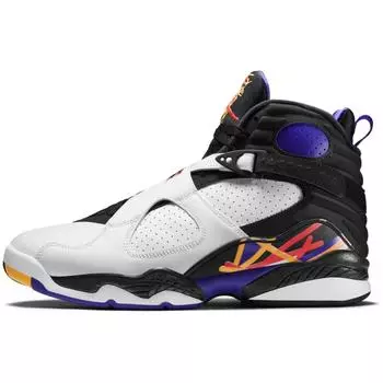 Мужские кроссовки Air Jordan 8 Three-Peat White Bright-Concord-Black-Infrared 305381-142