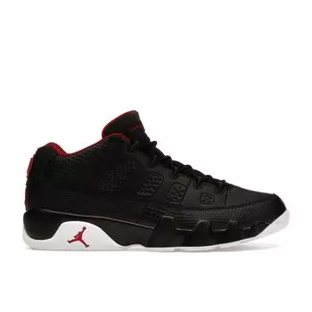 Мужские кроссовки Air Jordan 9 Retro Low Snakeskin Black White-Gym-Red 832822-001