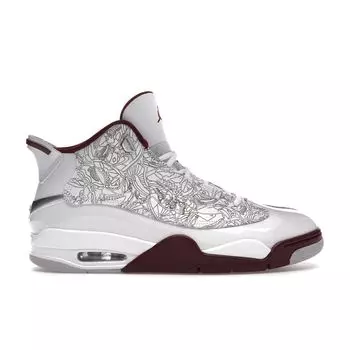 Мужские кроссовки Air Jordan Jordan Dub Zero Cherrywood White Cherrywood-Red Metallic-Silver 311046-165