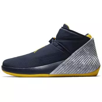 Мужские кроссовки Air JordanWhy Not Zer0.1 Michigan Blue College-Navy Amarillo-White AA2510-405