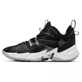 Мужские кроссовки Air JordanWhy Not Zer0.3 PF Gold Black Metallic-Gold White CD3002-001
