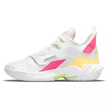 Мужские кроссовки Air JordanWhy Not Zer0.4 PF Summertime Fresh White Hyper-Pink Lime-Glow CQ4231-102 40.5